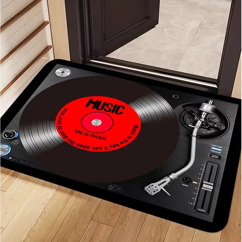 Tapis en vinyle vintage VIKAMA
