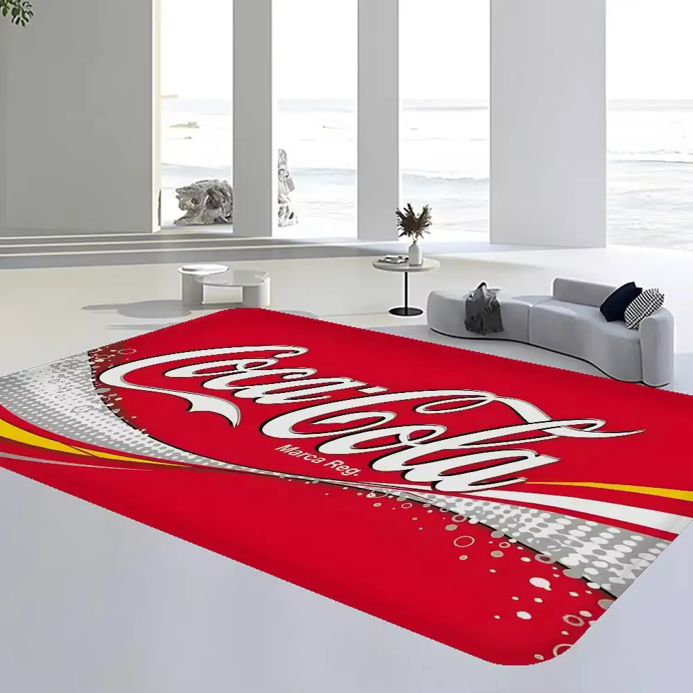 Tapis de porte vintage avec logo Coca-Cola
