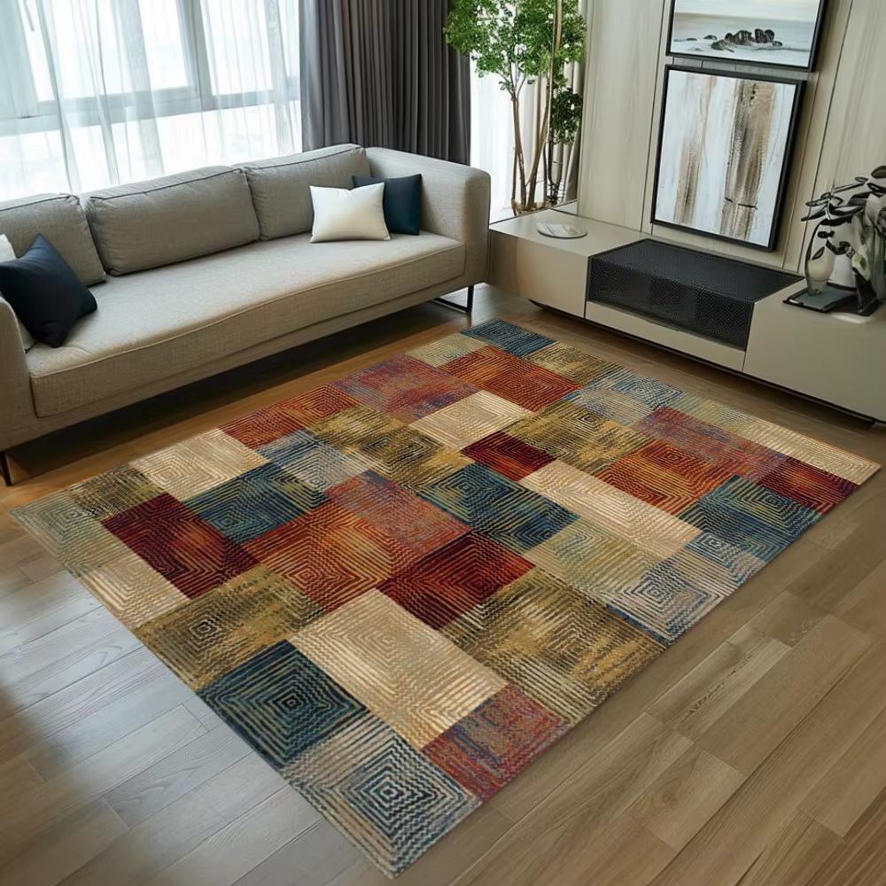 Tapis Vintage à motif Patchwork