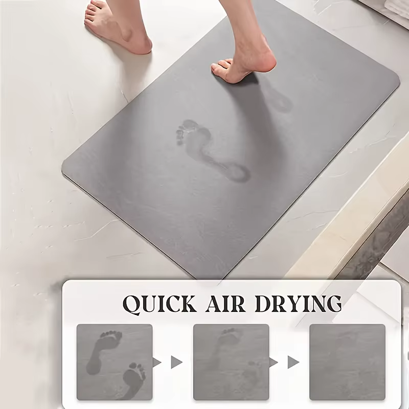 Tapis de cuisine à longue bande de couleur unie