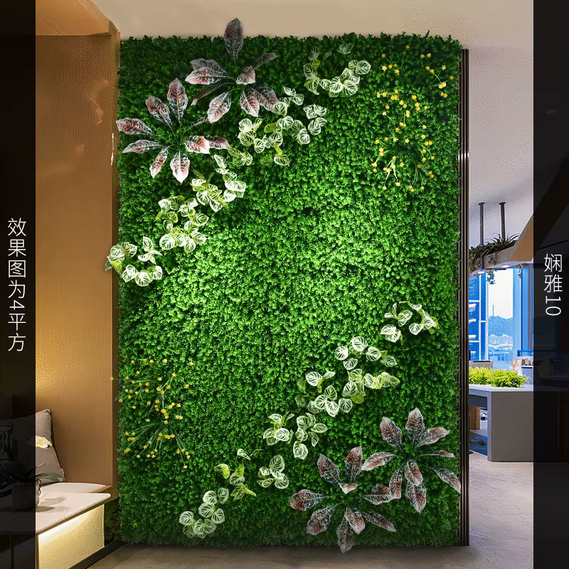 Le panneau mural d'herbe de plante artificielle convient à la décoration de jardin et de Jungle