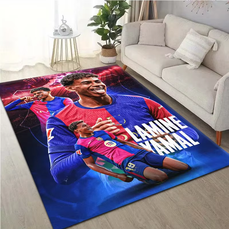 Tapis populaire L-lamineS Y-yamal Football Star pour chambre