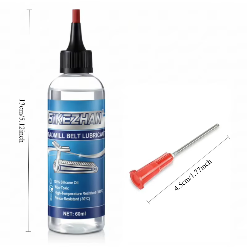 Lubrifiant d'entretien pour tapis de course 100 % silicone, 2 oz, universel, anti-usure, réduit le bruit opérationnel pour tous les tapis de course de salle de sport