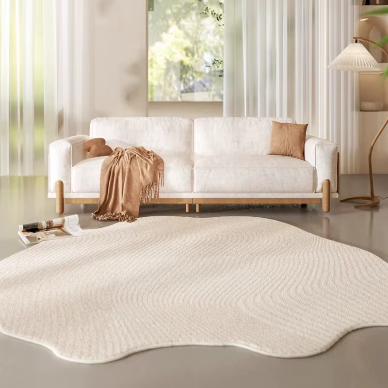 Tapis de Style crème pour salon