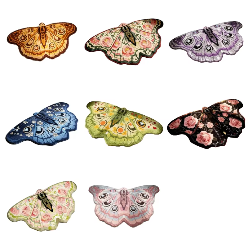 Tapis imprimé papillon