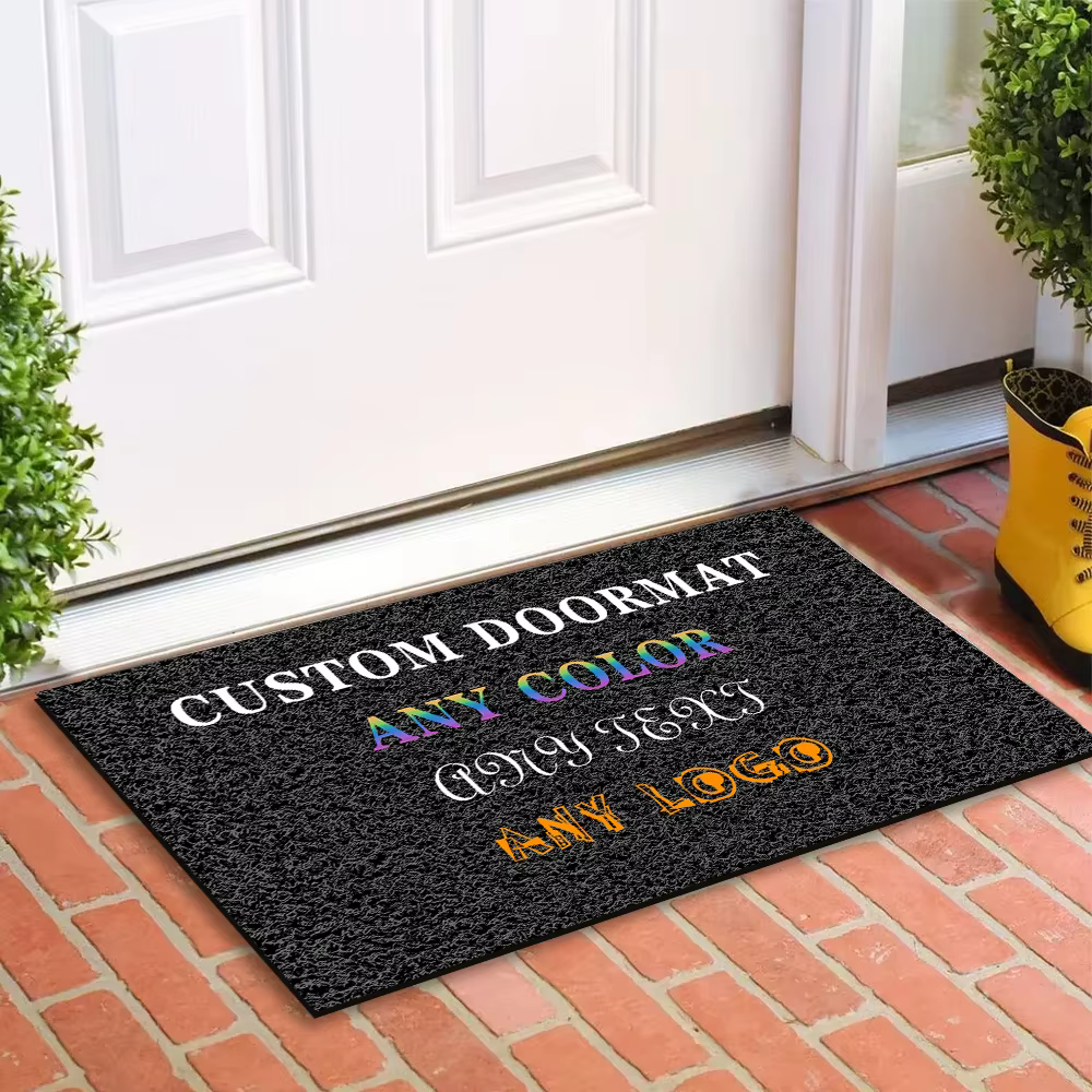 Tapis d'entrée personnalisé