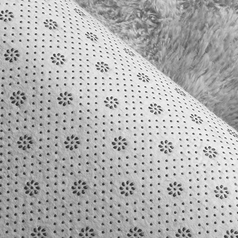 Tapis ronds moelleux pour chambre de filles