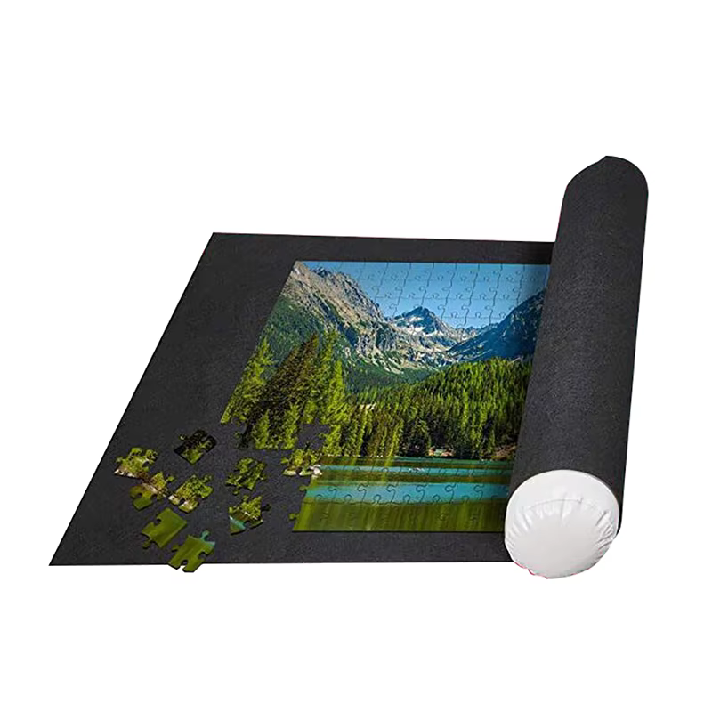 Tapis de puzzle en rouleau de feutre