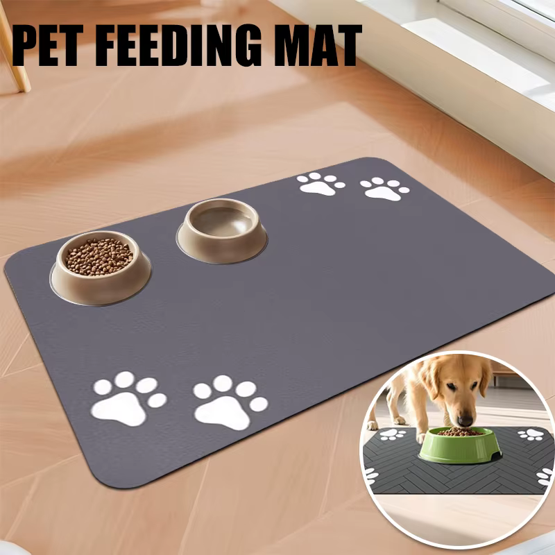 Tapis d'alimentation pour animaux de compagnie