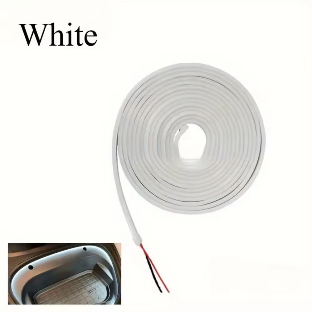Éclairage de coffre de voiture haute luminosité, lumière ambiante, décoration intérieure, câblage LED, détection automatique gratuite, bande lumineuse pour hayon 2/4M