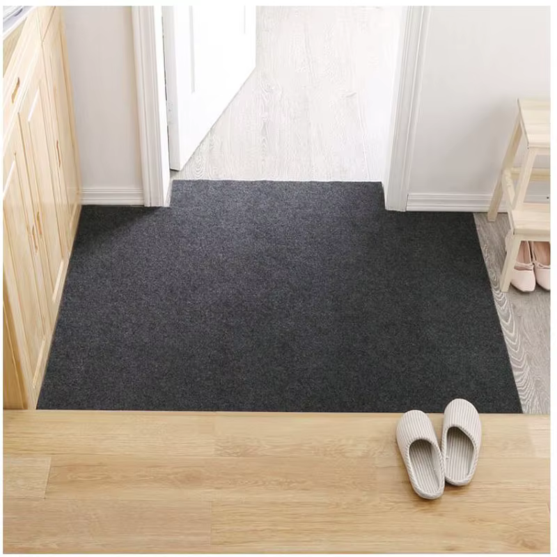 Grand tapis fin pour porte de centre commercial