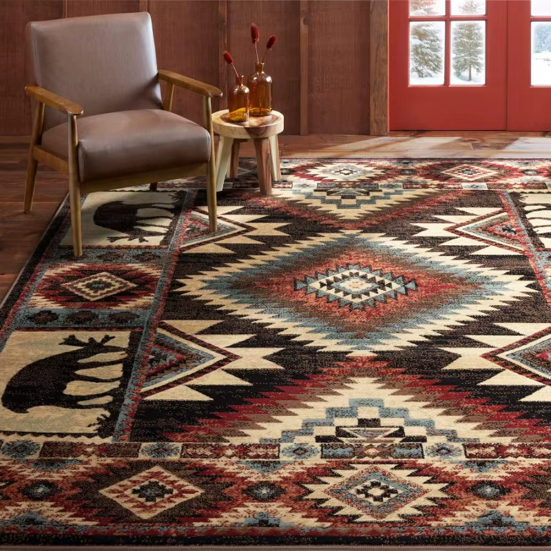 Tapis de Style ethnique Rural