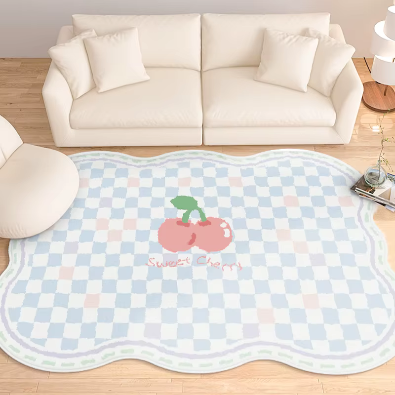 Tapis de décoration de chambre de fille de dessin animé mignon