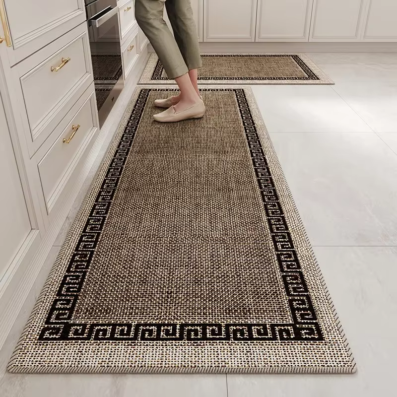 Tapis de sol de cuisine, tapis de décoration pour la maison, tapis de zone, tapis de sol résistants à l'usure, tapis de cuisine