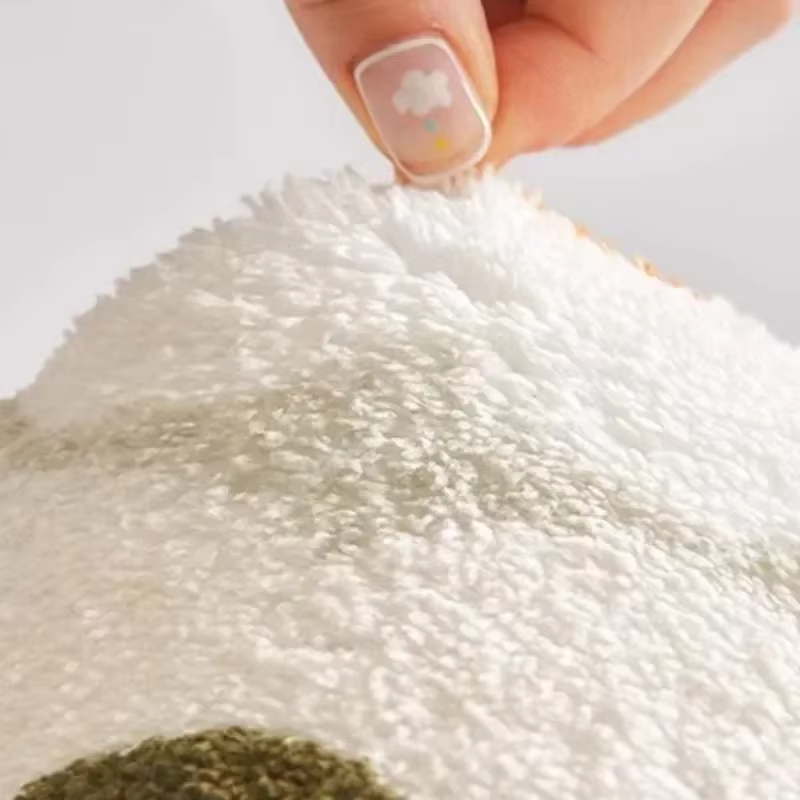 Tapis irrégulier de style crème