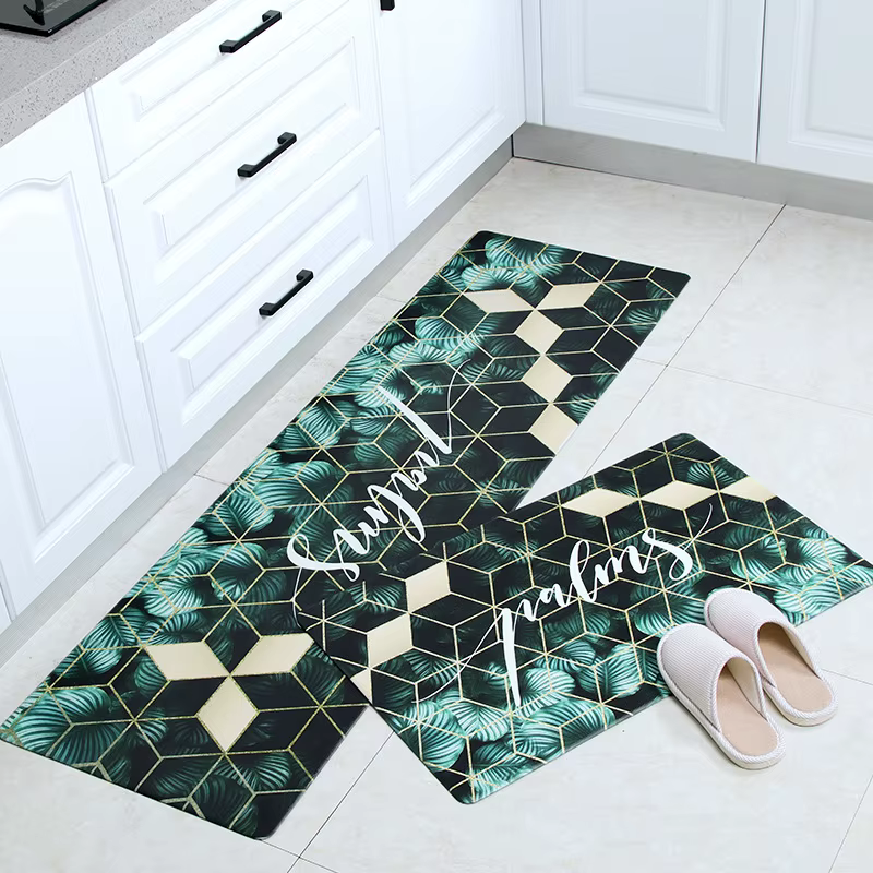 Tapis de cuisine imperméable et résistant à l'huile