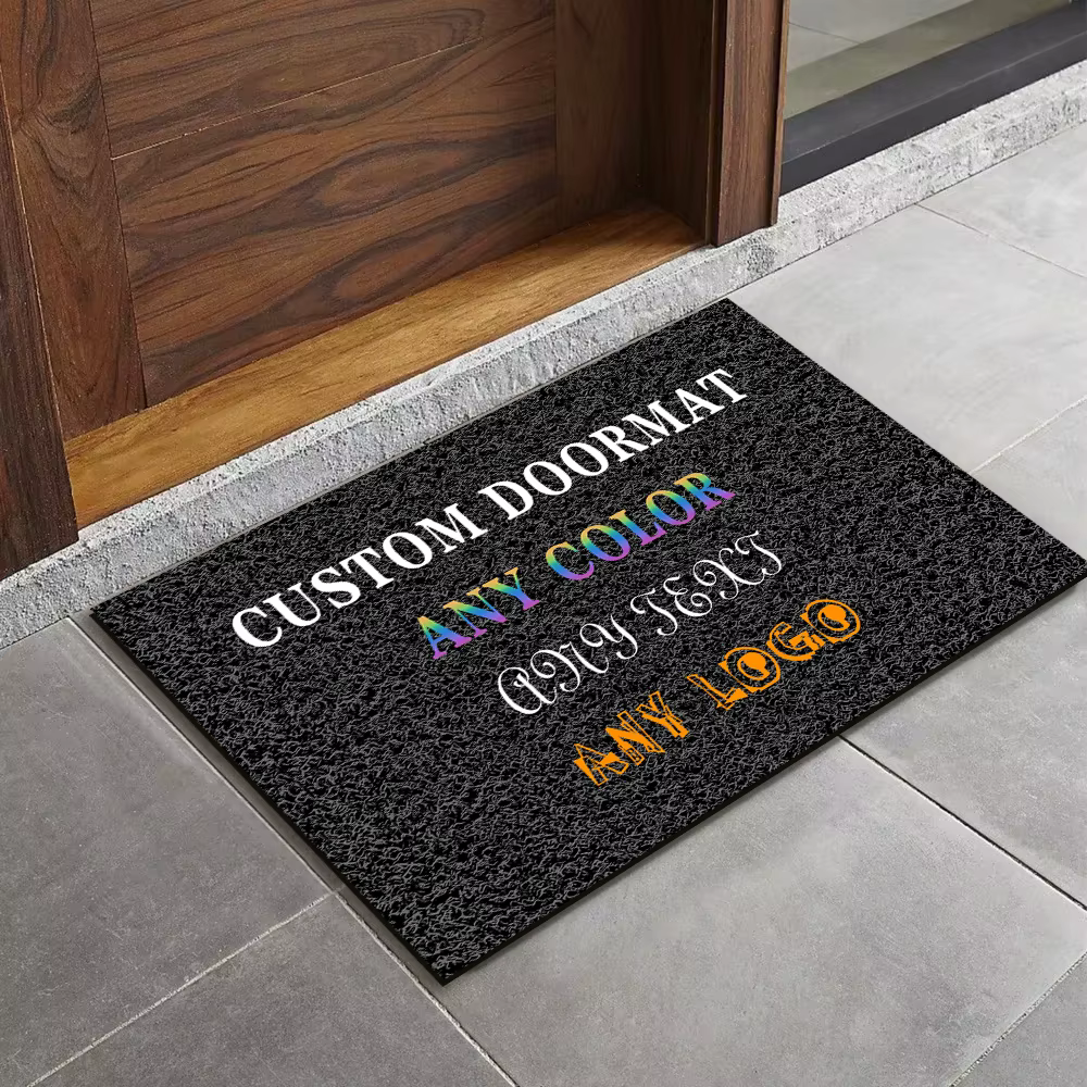 Tapis d'entrée personnalisé