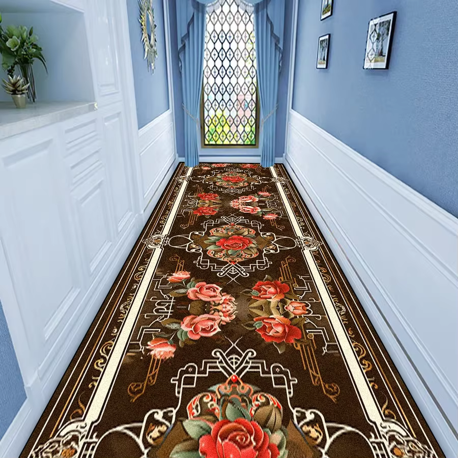 Tapis de couloir européen de luxe