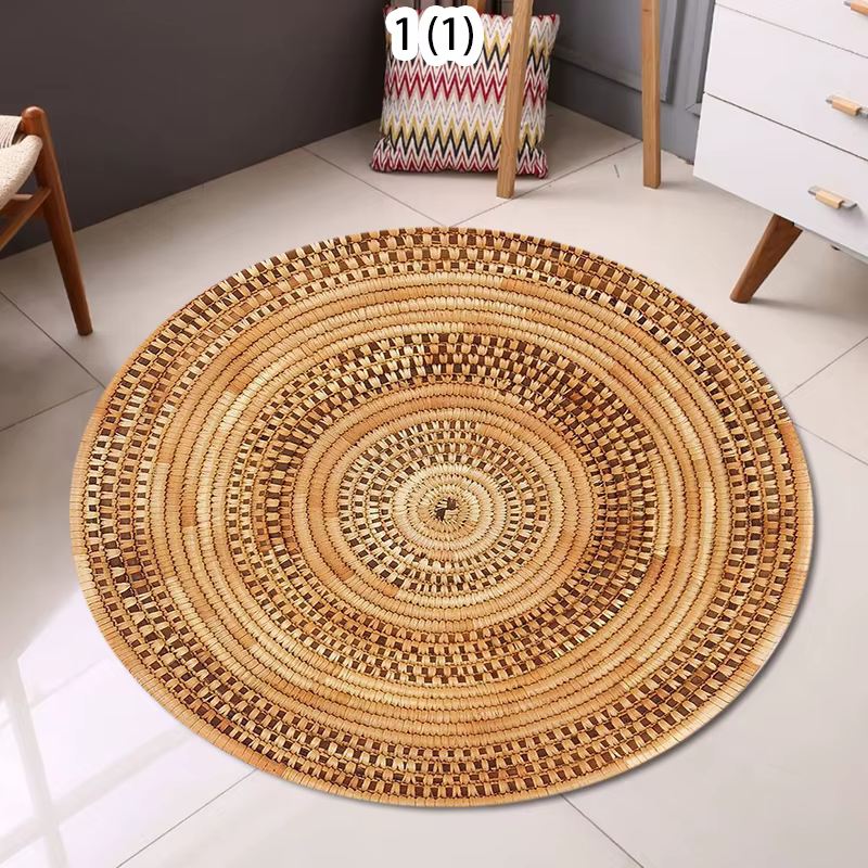 Tapis circulaire, tapis de sol bohème
