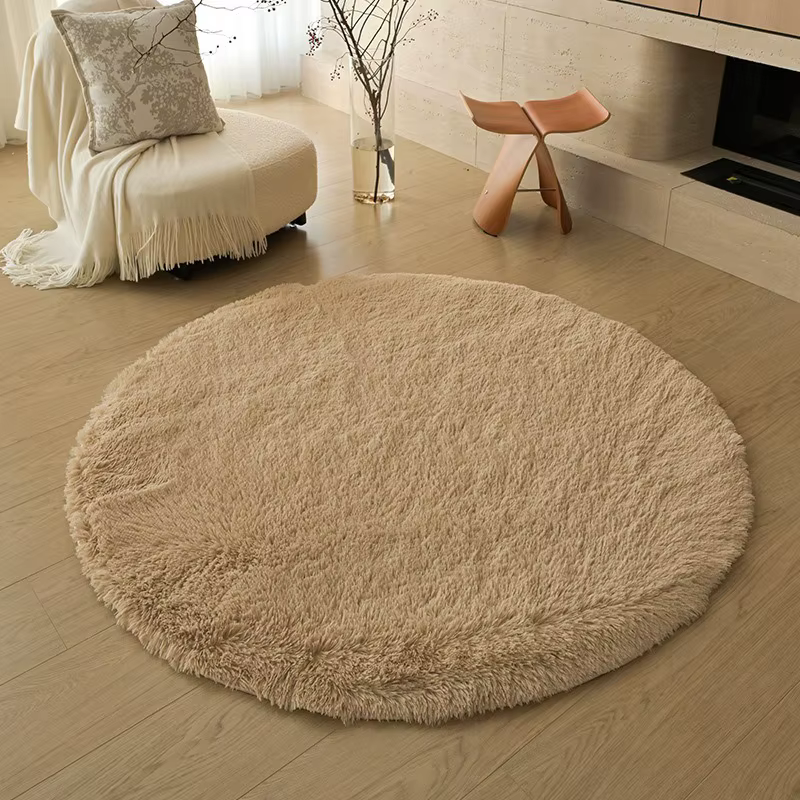 VIKAMA Ins Tapis rond blanc