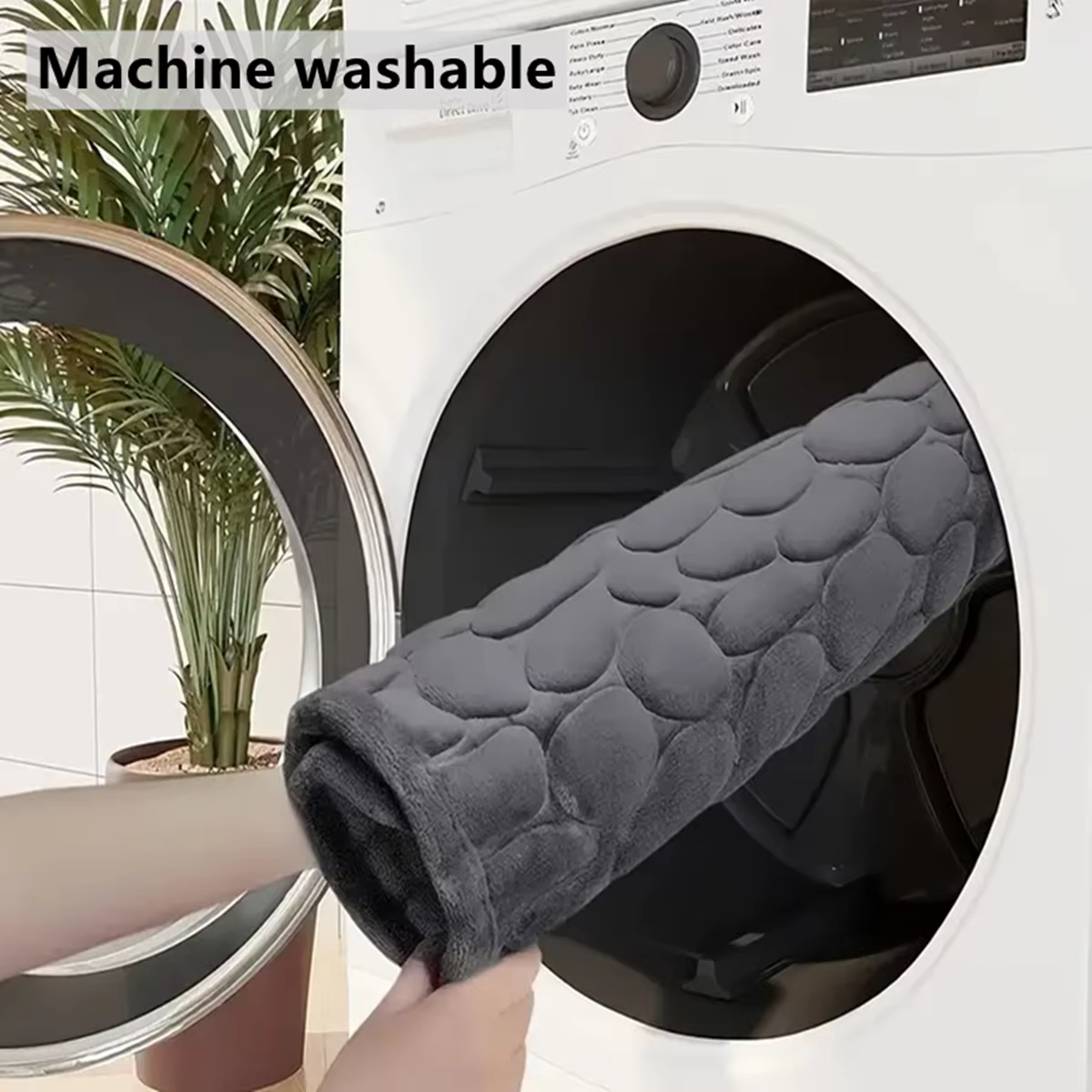 Tapis de sol de salle de bain de grande taille