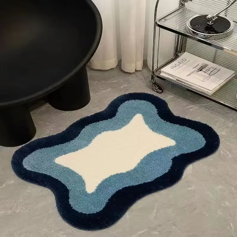 Tapis de sol coordonnants en cachemire absorbant