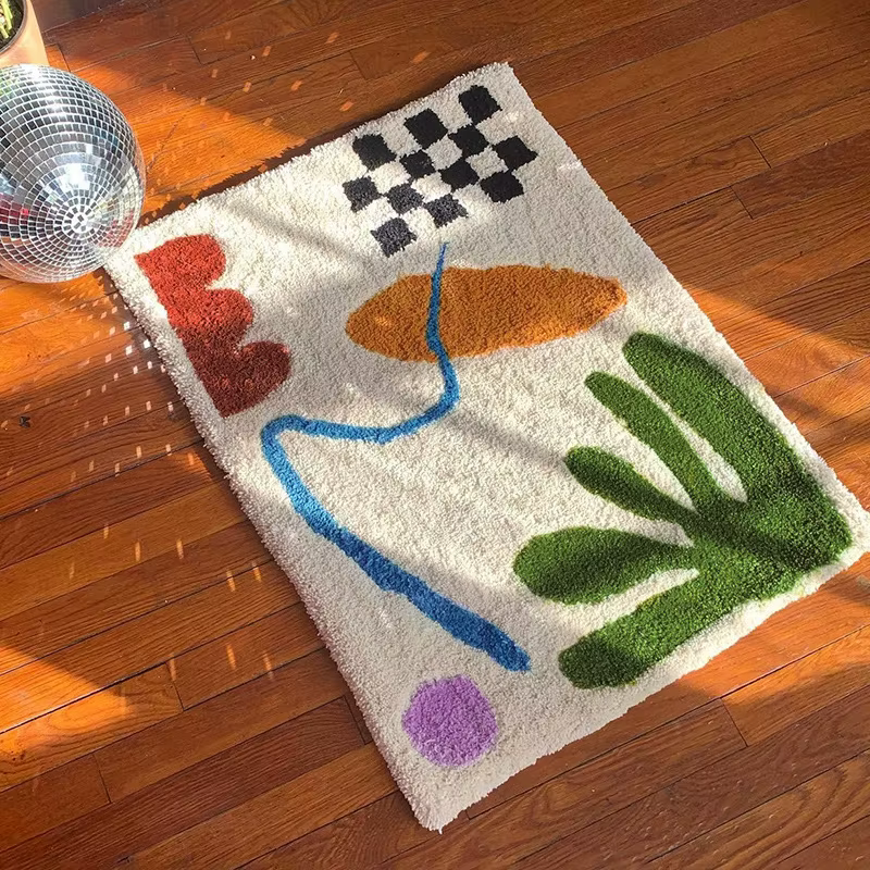 Tapis à motifs géométriques