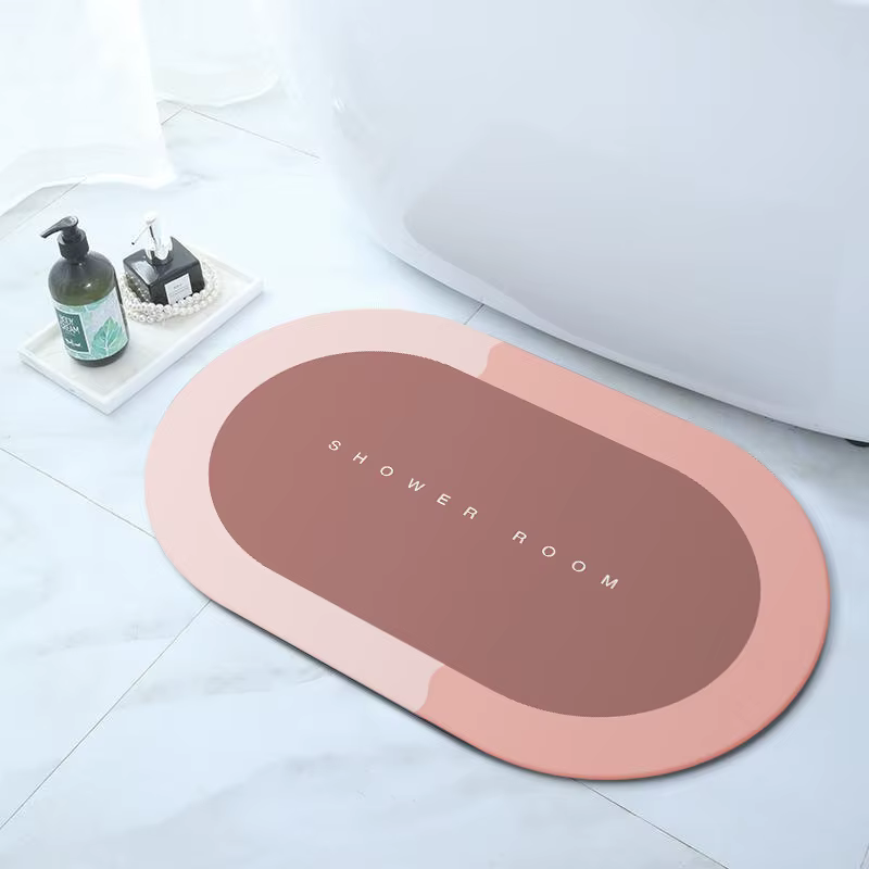 Tapis de bain absorbant antidérapant en diatomite