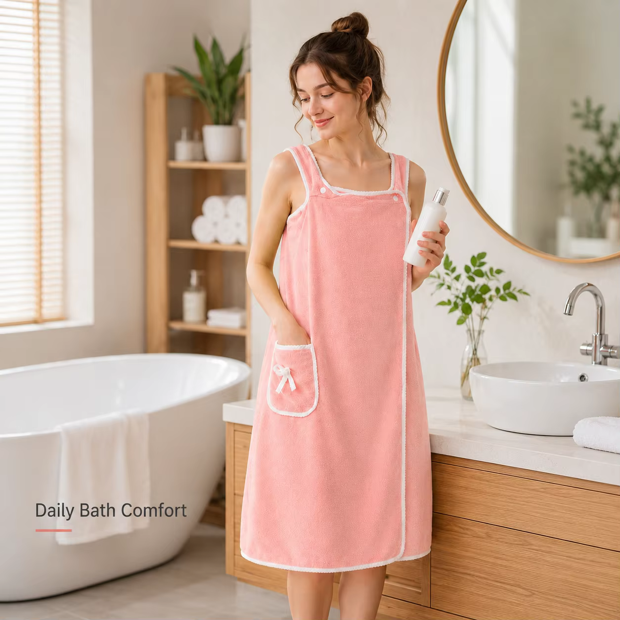 Peignoirs de bain portables 80x145cm pour femmes et filles, séchage rapide, lavables, tissu doux pour la douche, la gym, la plage, le spa, l'usage quotidien à la maison