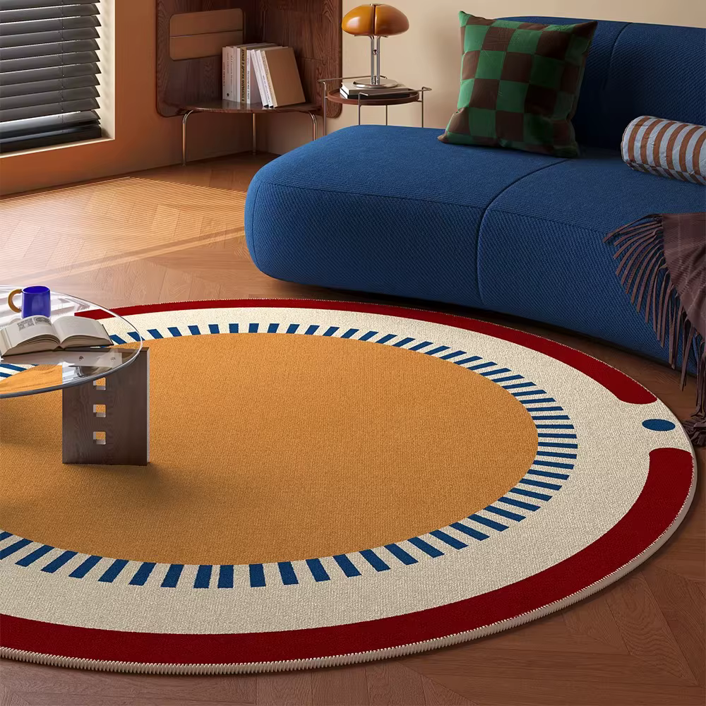 Tapis rond vintage pour salon