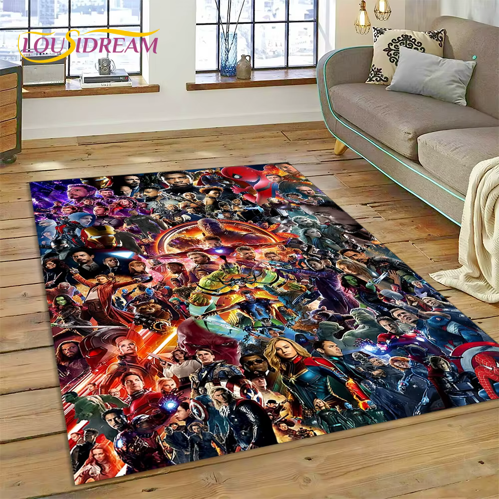 Tapis de dessin animé 3D S-Spider-Man