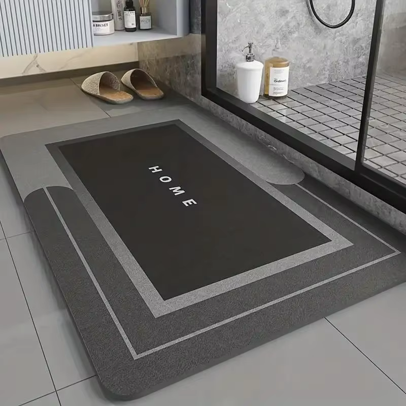 40*60 cm 1pc salle de bain antidérapant tapis de sol super absorbante rapidement secs et doux