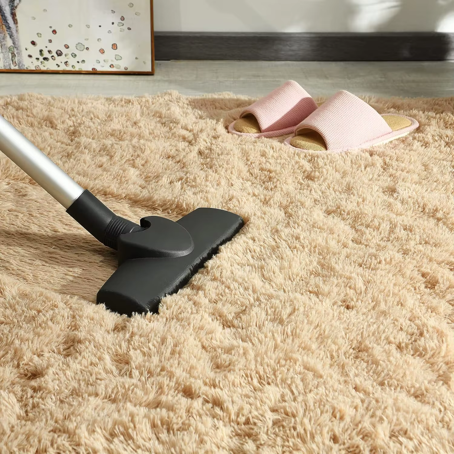 Tapis en peluche doux pour chambre d'enfants