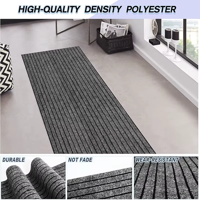 Tapis de sol carré minimaliste moderne – Durable