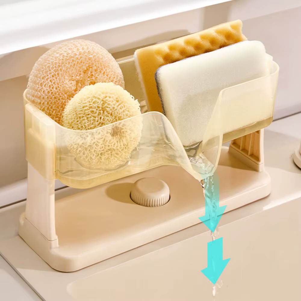 Support de rangement pour évier de cuisine à ventouse