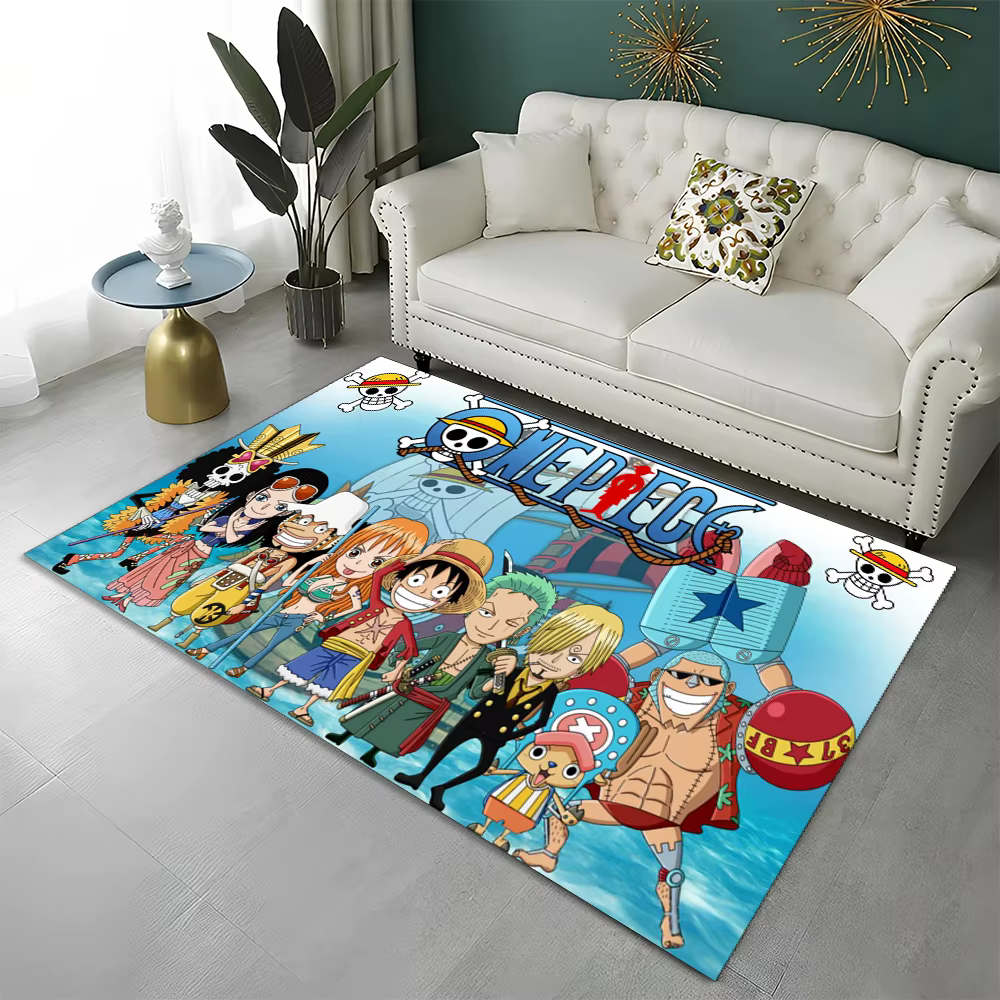 Tapis de dessin animé Zoro One P-Piece pour salle de jeux