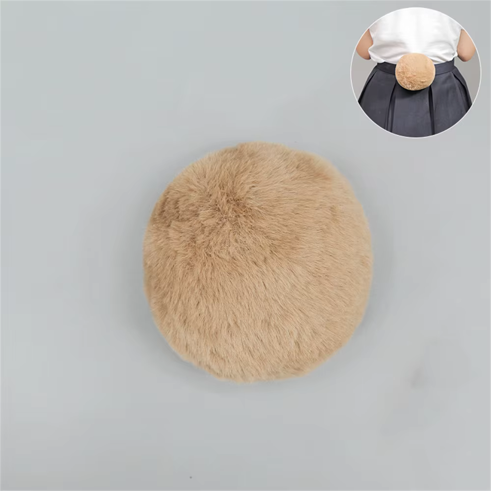 Queue de lapin en peluche mignonne de 10cm, Simulation d'animal, accessoires de Cosplay, accessoires COS, queue de lapin Kawaii, jeu de rôle de fête