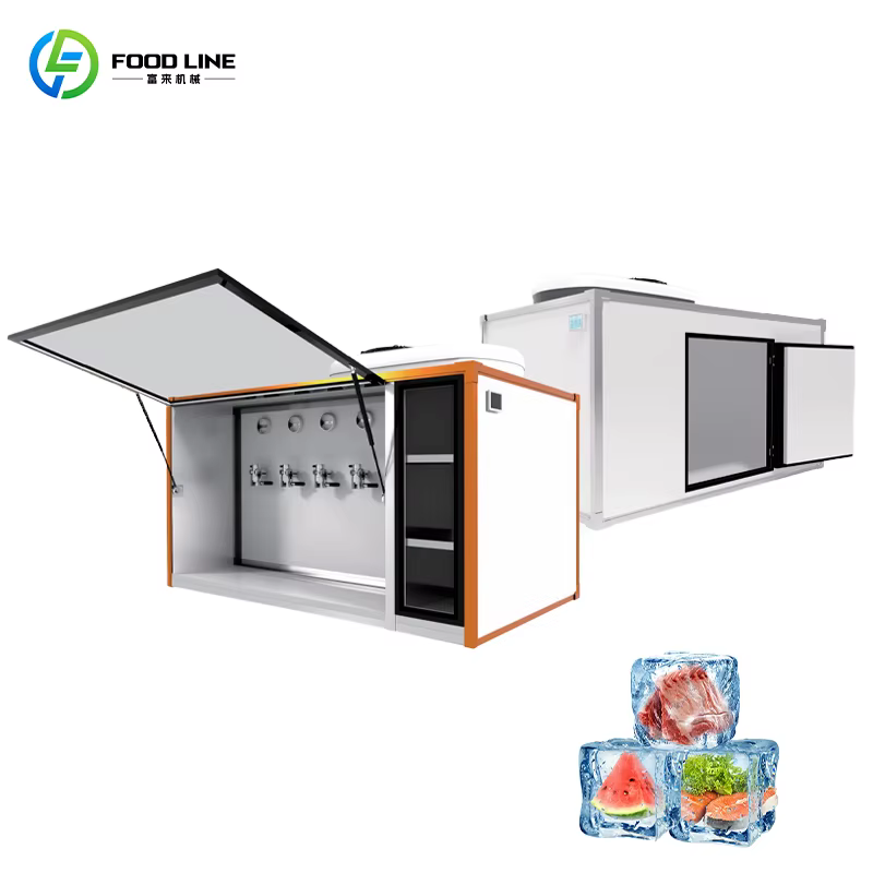 Chambre froide solaire sur mesure, unité de stockage frigorifique, panneaux sandwich en mousse PU PIR, isolation de qualité supérieure