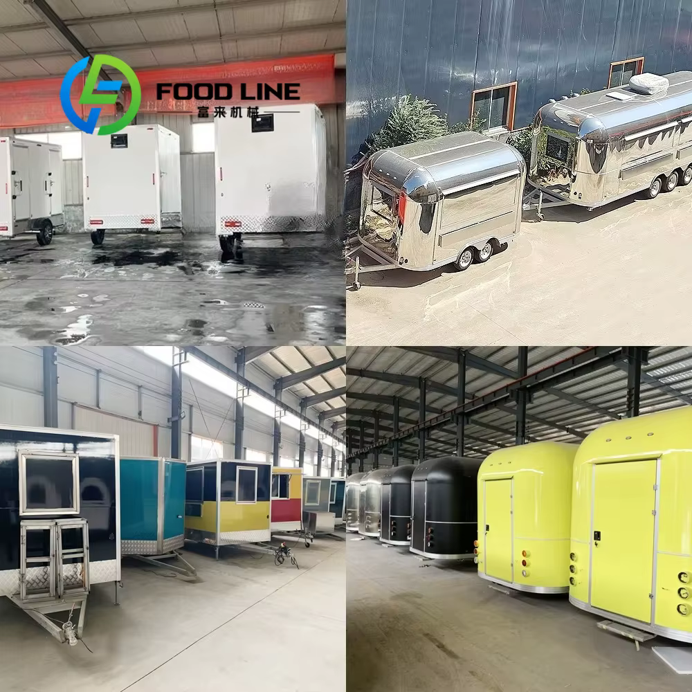 Van de restauration, chariot de nourriture Mobile, remorque de Concession, camion de crème glacée à vendre