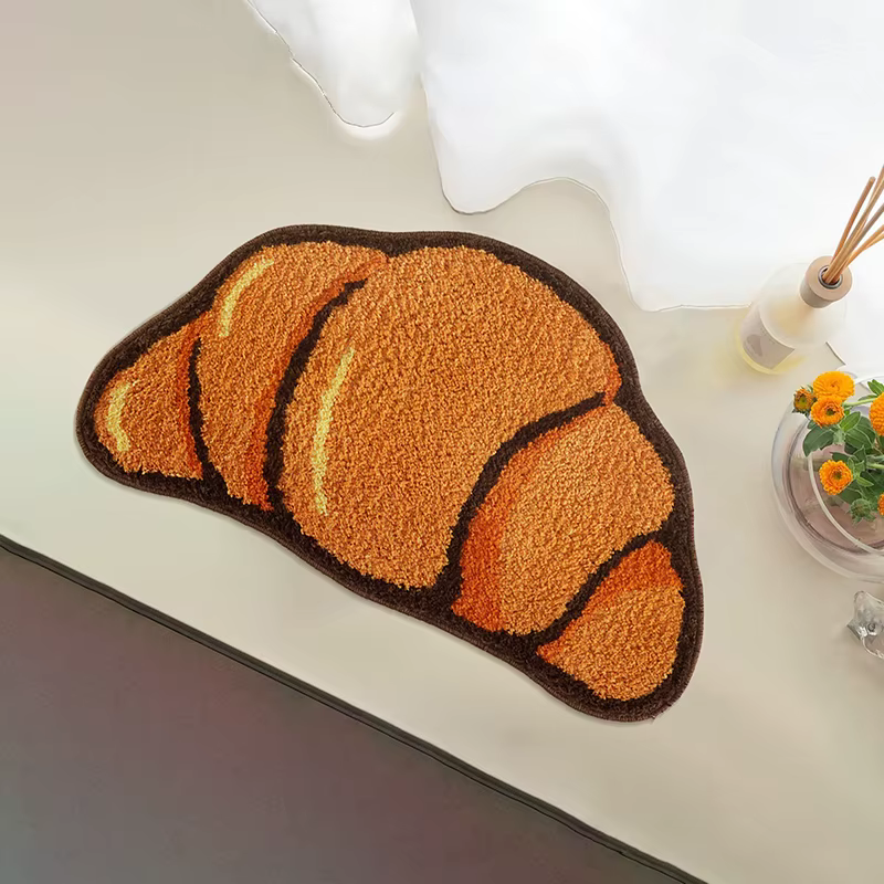 Tapis en Forme de Croissant pour Salon