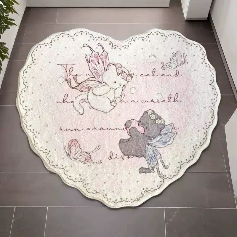 VIKAMA Tapis de chevet pour filles