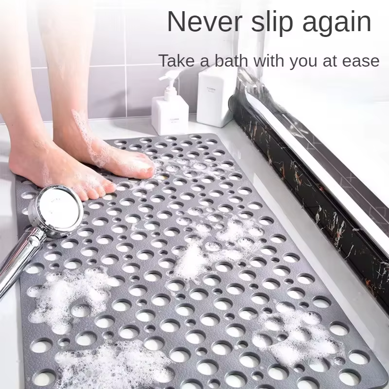 Grand tapis de douche en TPE Extra poreux
