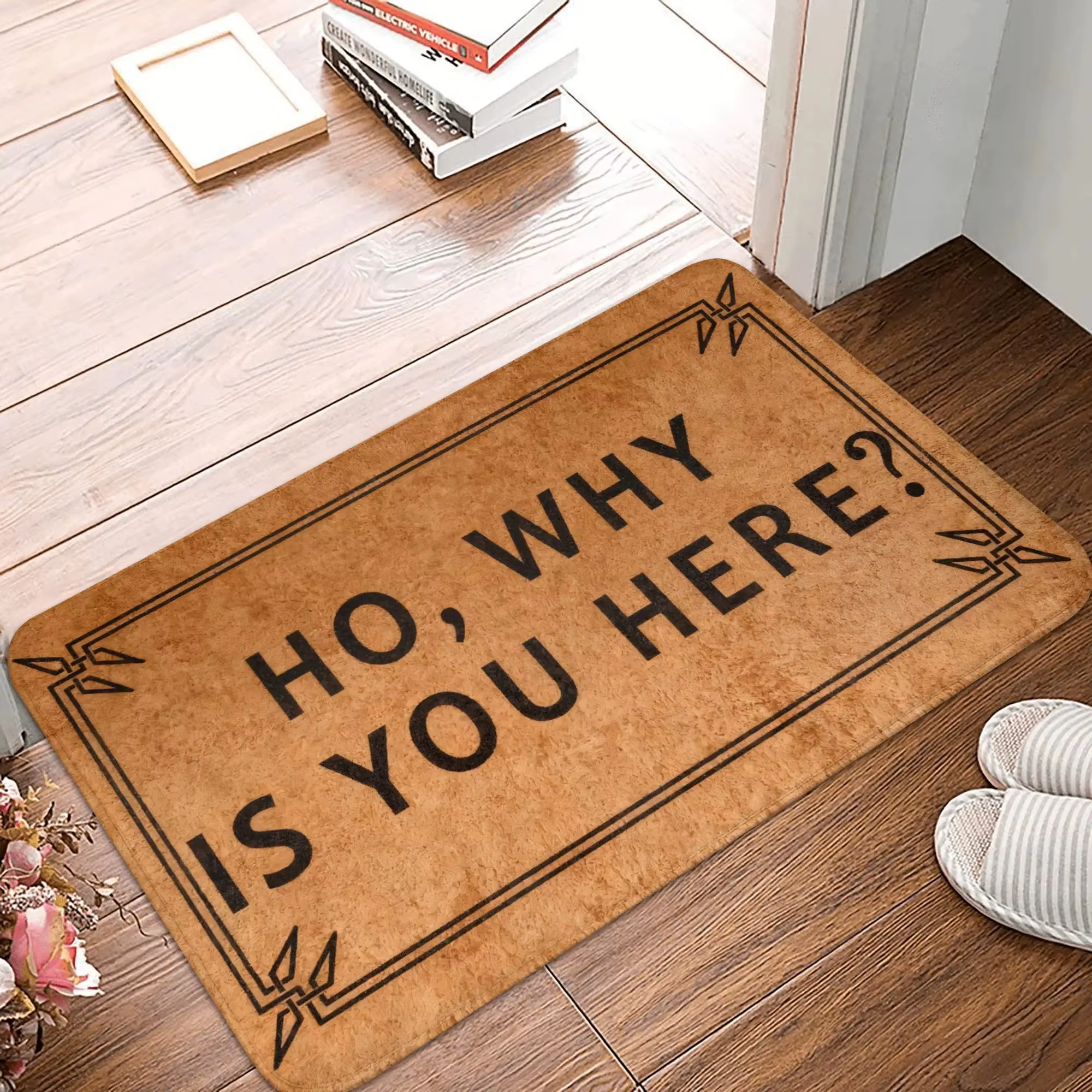 Tapis d'entrée amusant