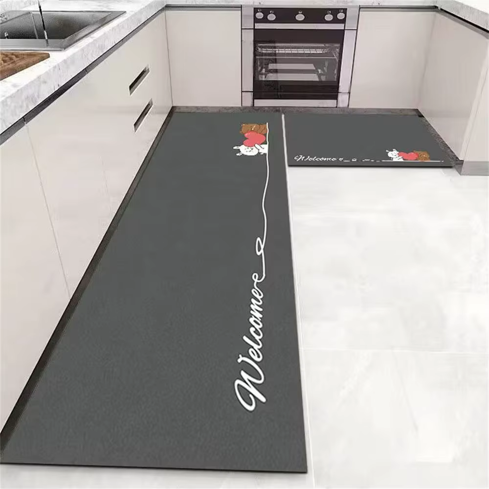 VIKAMA – tapis de sol de cuisine en velours cristal