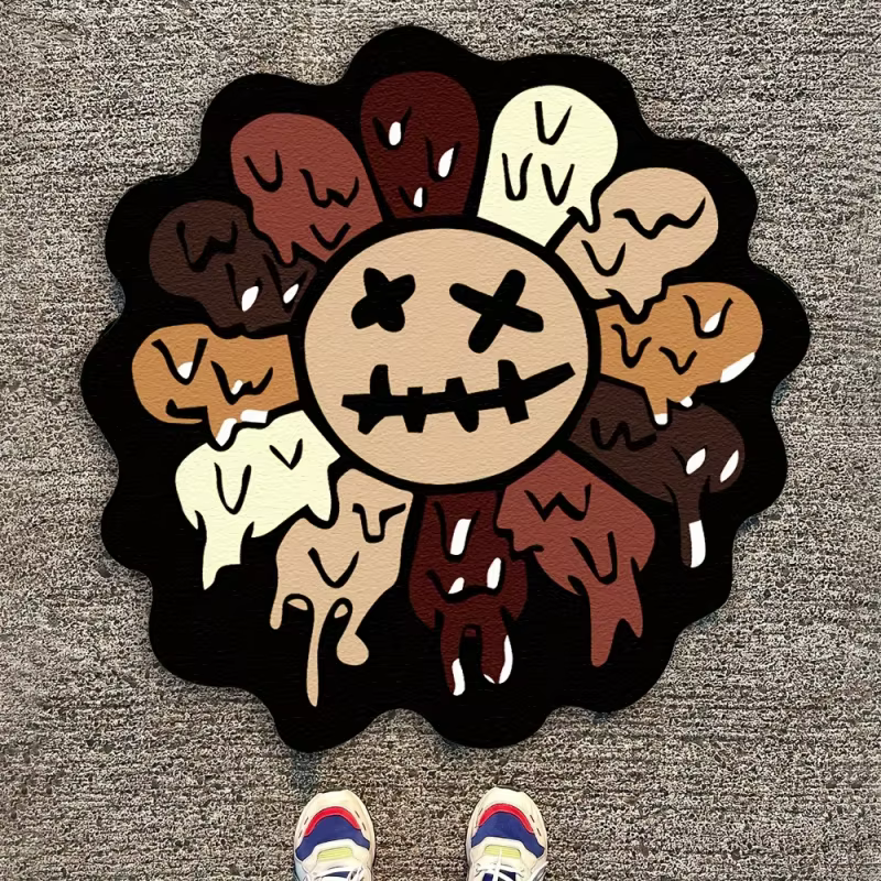 VIKAMA Tapis créatif en forme de tournesol
