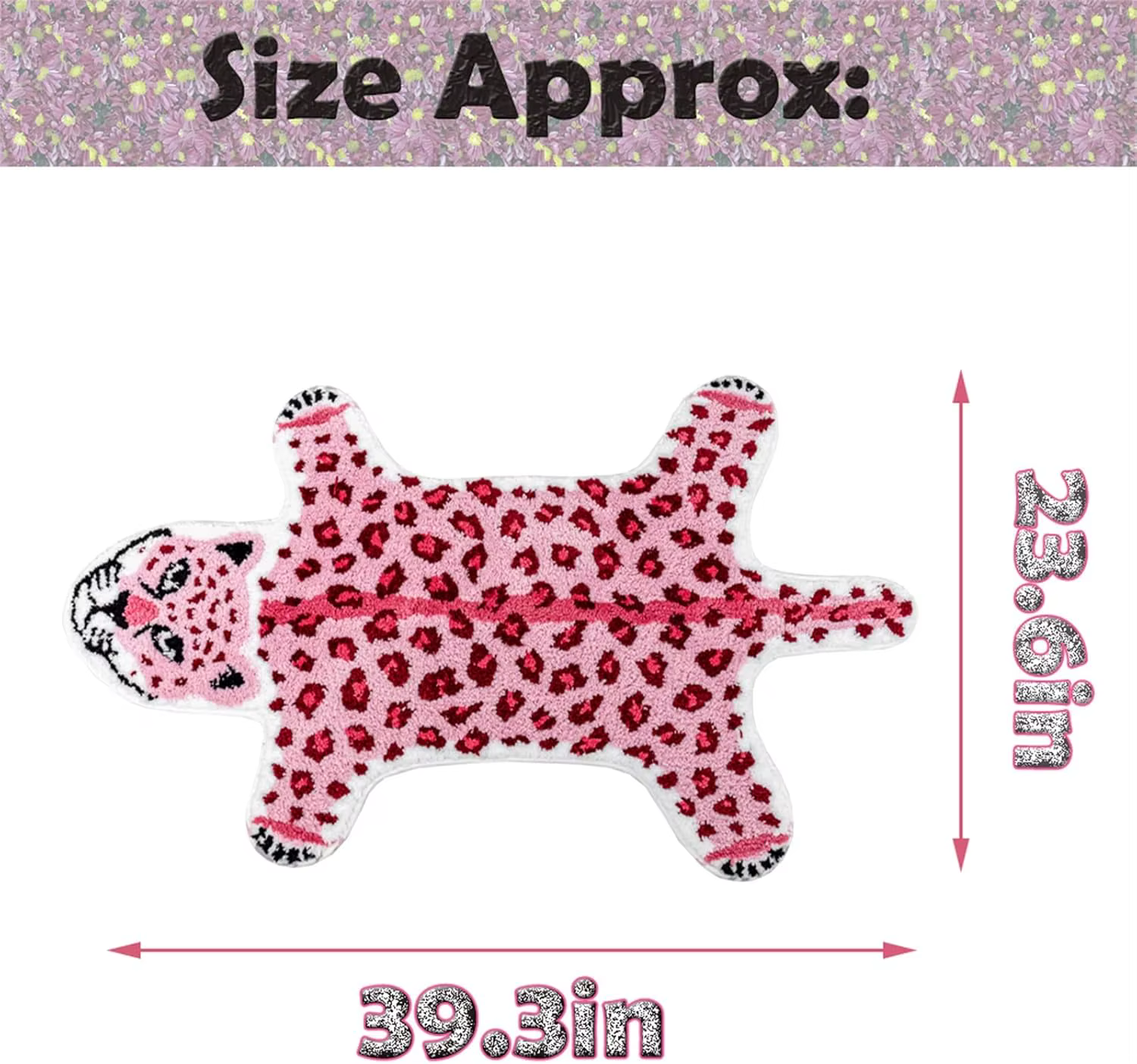 Tapis VIKAMA, un tapis puissant et imposant en forme de tigre