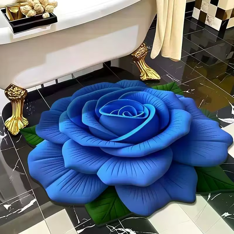 Tapis de sol en forme de pivoine