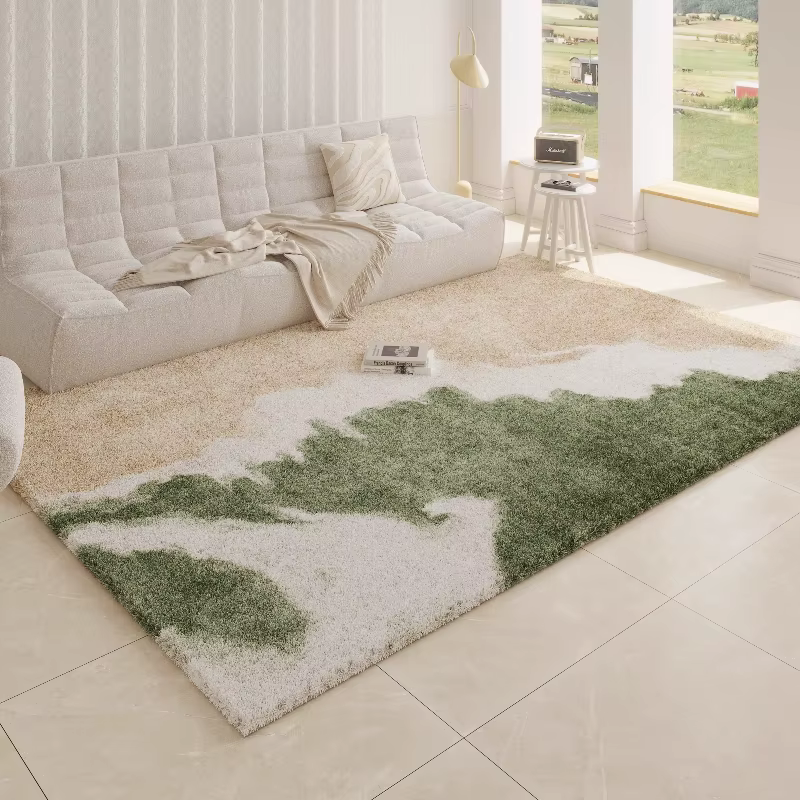 Tapis de sol épais et lavable de Style moderne pour chambre à coucher