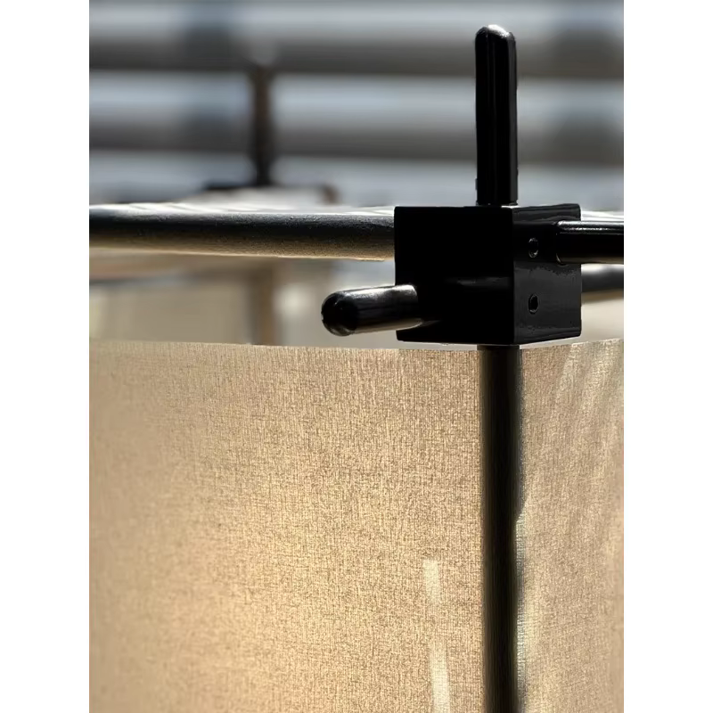 Lampe sur pied en tissu Wabi Sabi