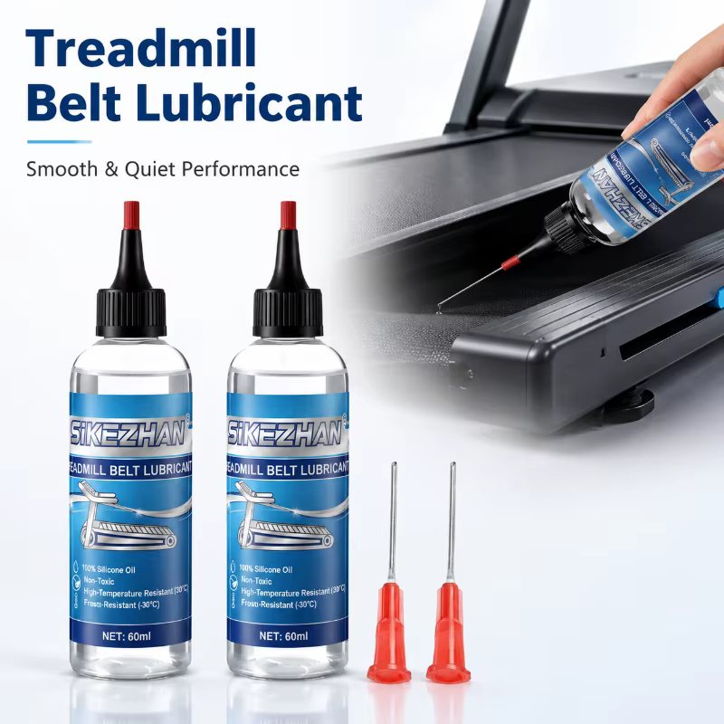 Lubrifiant d'entretien pour tapis de course 100 % silicone, 2 oz, universel, anti-usure, réduit le bruit opérationnel pour tous les tapis de course de salle de sport
